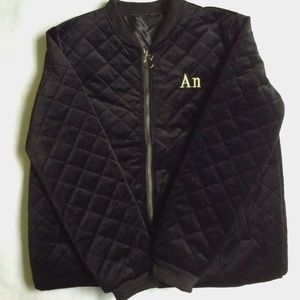 Brand new black suede jacket